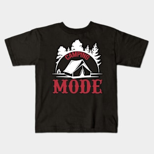 Camping Mode T Shirt For Women Men Kids T-Shirt